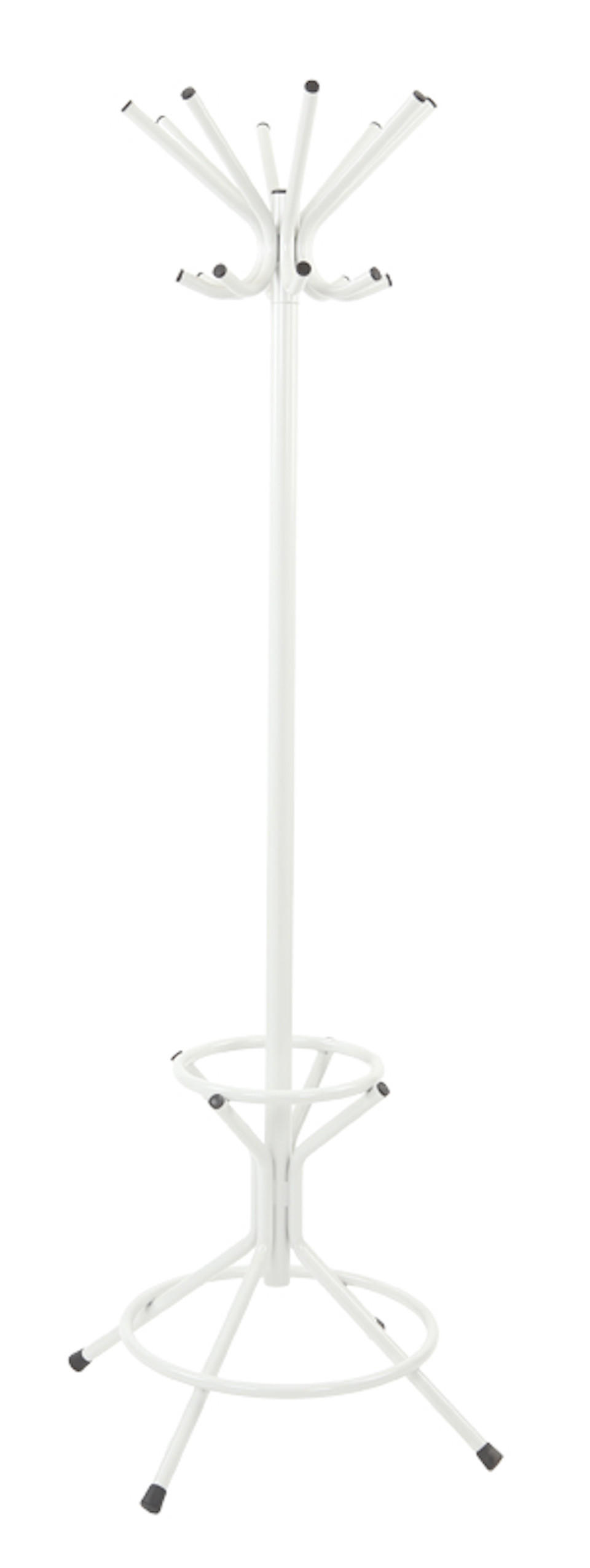 GARDEROBE Metall Höhe 178 cm Drehbare Krone & 8 Doppelhaken Schwarz - Schwarz, Metall (62/178/62cm) - PROREGAL