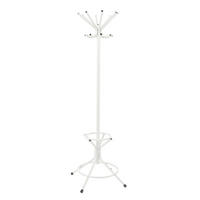 GARDEROBE Metall Höhe 178 cm Drehbare Krone & 8 Doppelhaken Schwarz - Schwarz, Metall (62/178/62cm) - PROREGAL