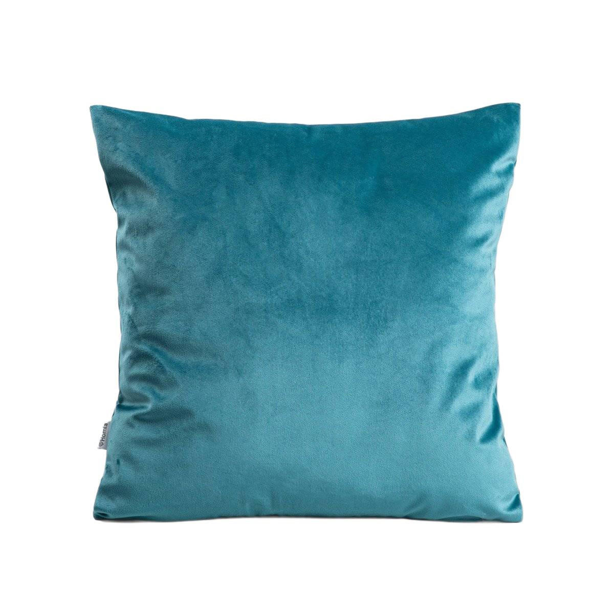 KOPFKISSENBEZUG Gosta türkis 45/45 cm - Türkis, Textil (45/45cm) - Homla