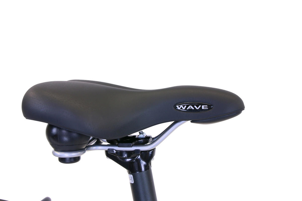 E-TREKKING Bafang Lady E-Bike Hellgrau 28 Zoll Gr:46 - Hellgrau, Metall (46cm) - Hawk Bikes