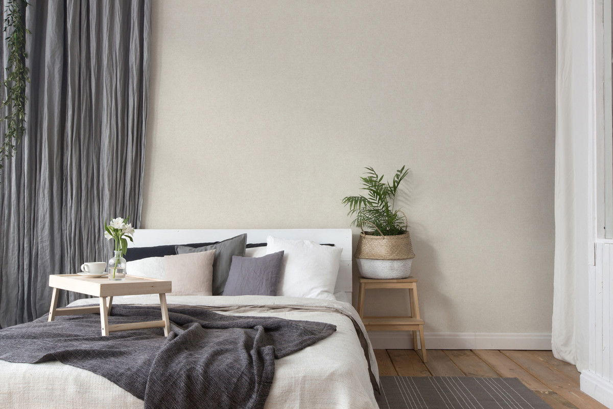 VLIESTAPETE Grau 53/1005 cm - Grau, Textil (53/1cm) - KUNSTLOFT