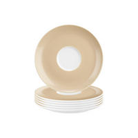 KOMBIUNTERTASSEN Liberty Pure Colors Dusty Beige ø 16 cm 6er Set - Beige, Keramik (16.1cm) - Seltmann Weiden