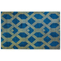 KURZFLOR-TEPPICH Vekse 200/140 cm - Blau, Naturmaterialen (140/200cm) - Beliani
