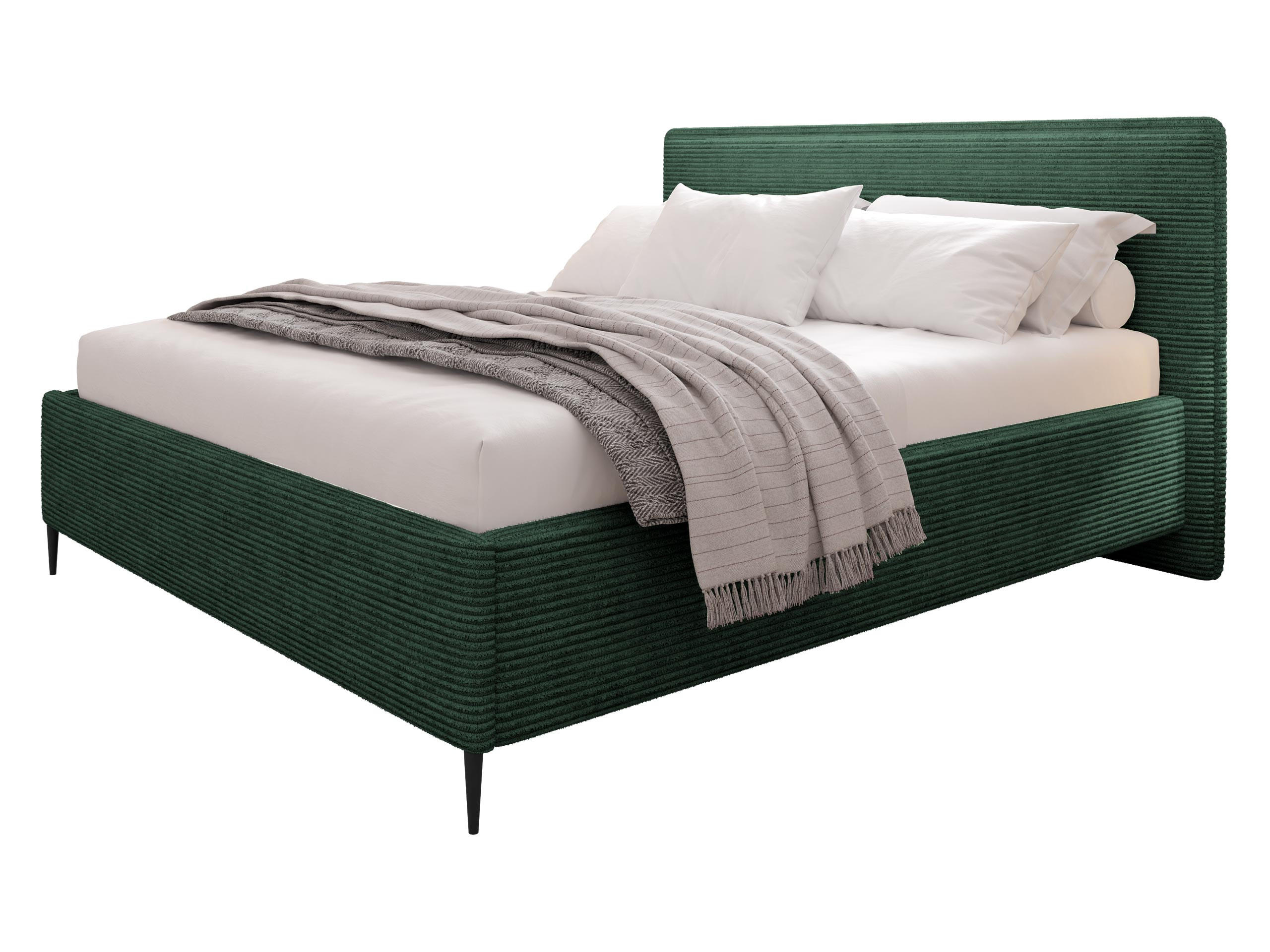PAT TAPITAT Puretta - verde/negru, material textil/compozit lemnos (140/200cm) - MIRJAN24
