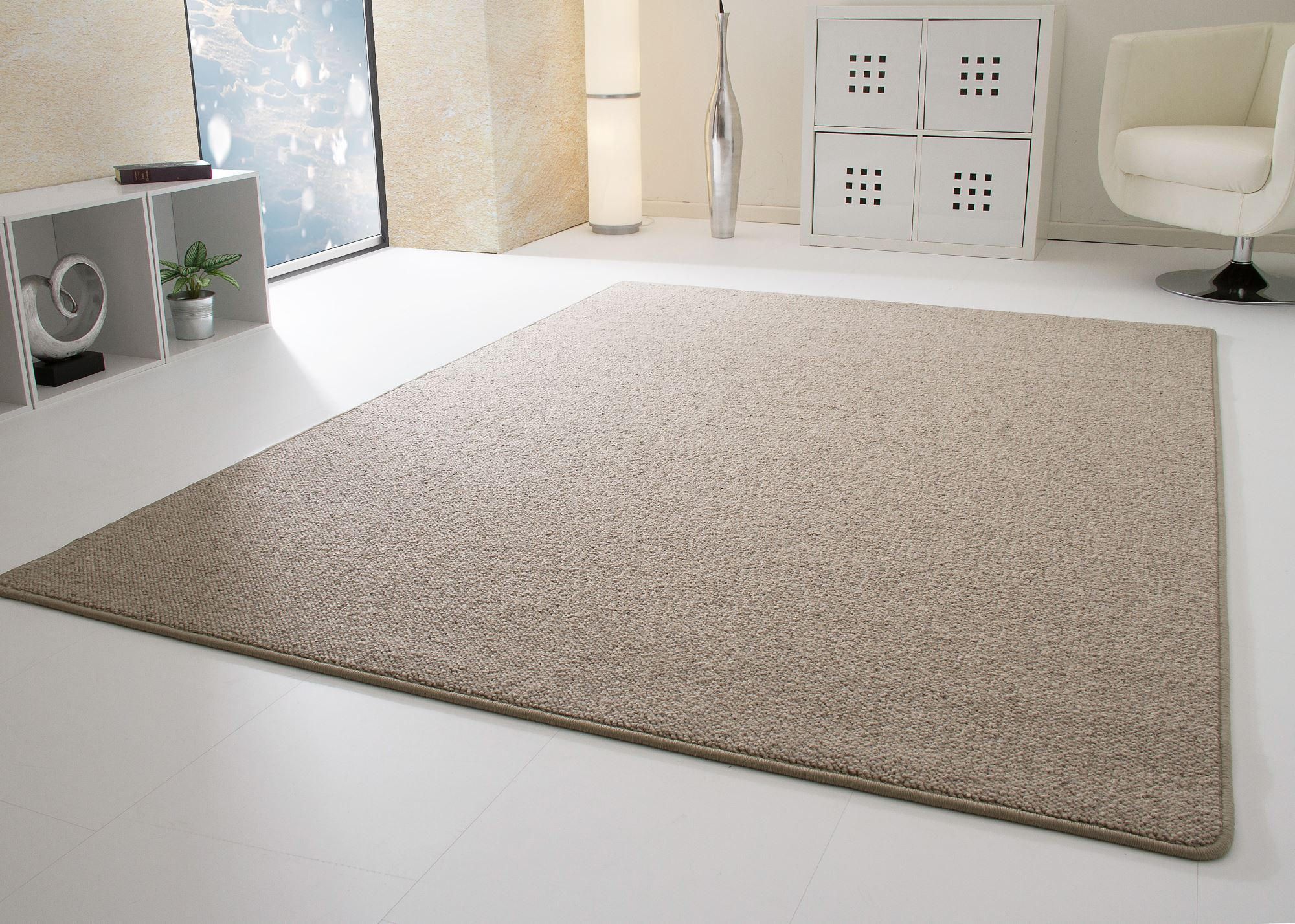 WOLLTEPPICH 80/250 cm Sydney - Grau, Naturmaterialien (80/250cm) - Steffensmeier