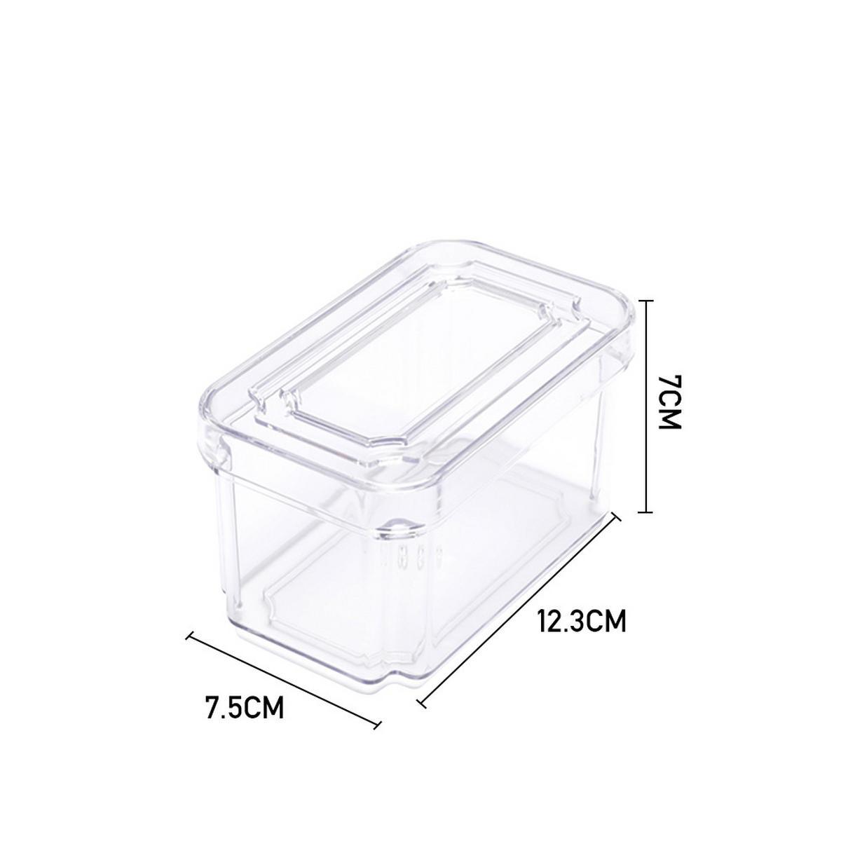KÜHLSCHRANKBOXEN 10-TLG. mit Deckel Transparent PET - Transparent, Kunststoff (30/9.8/30cm) - Livingandhome