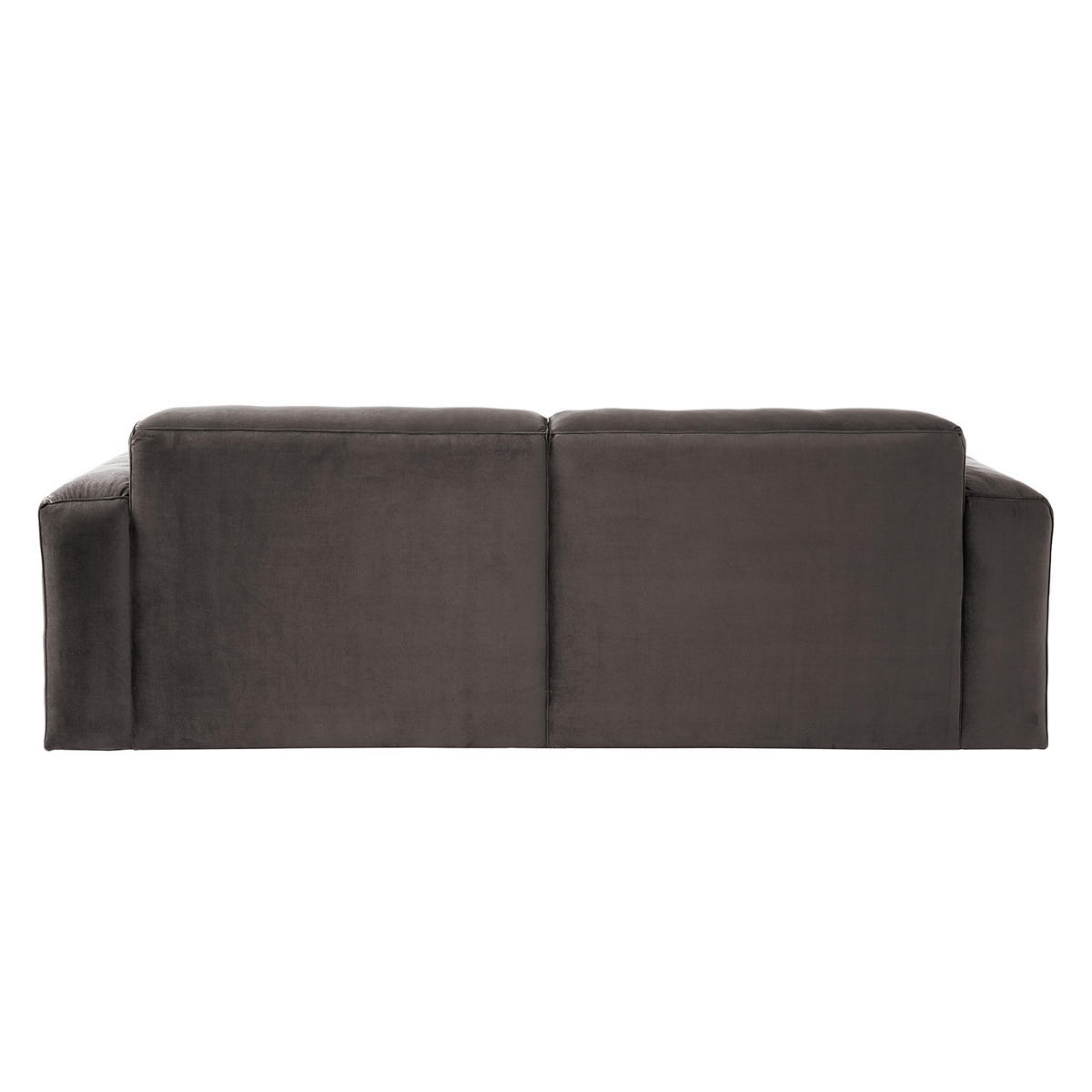 3-SITZER SOFA - Braun/Grau, Textil (240/75/96cm) - home24