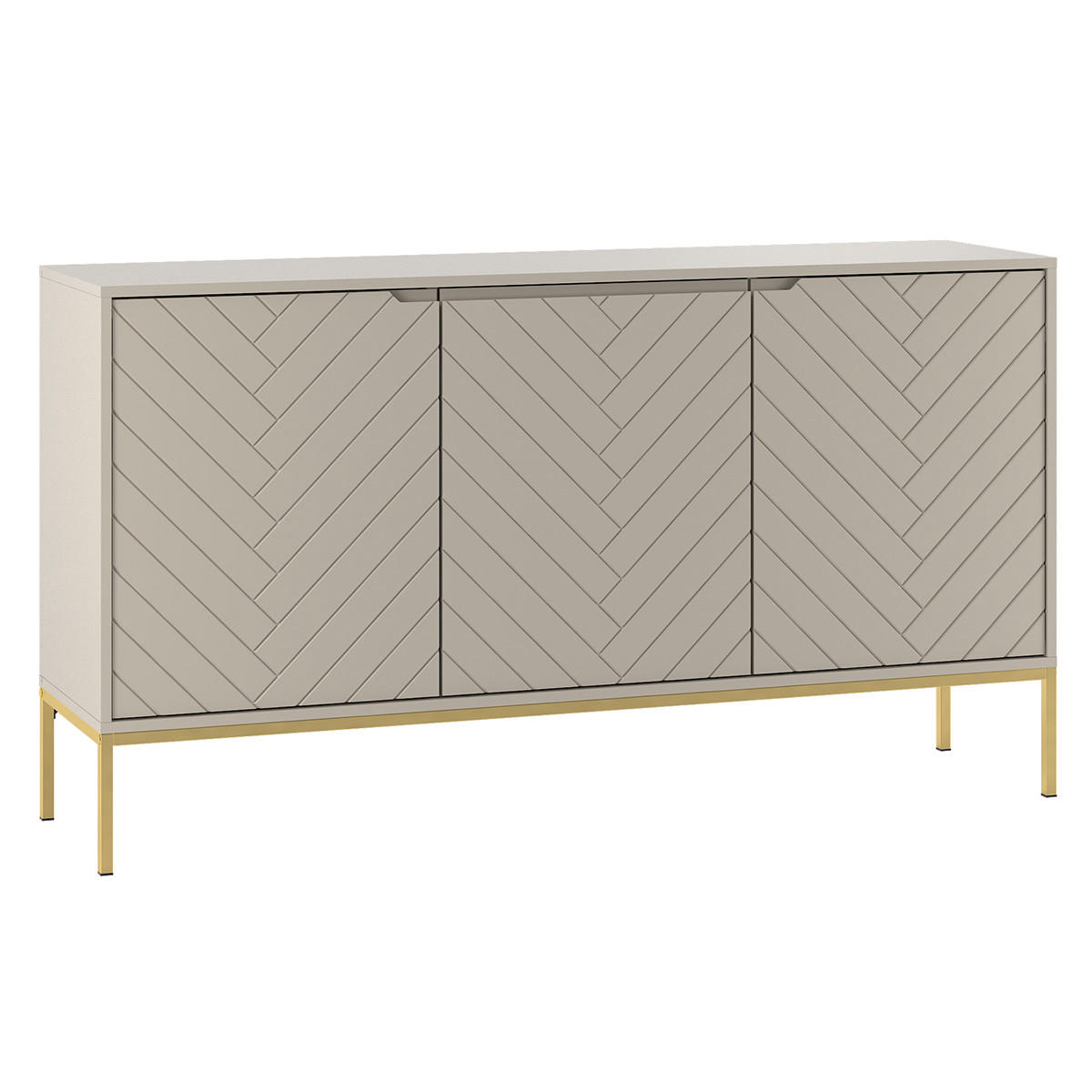 SIDEBOARD Daria Kaschmir - Beige, Holzwerkstoff (151/103/39cm) - Petits-meubles