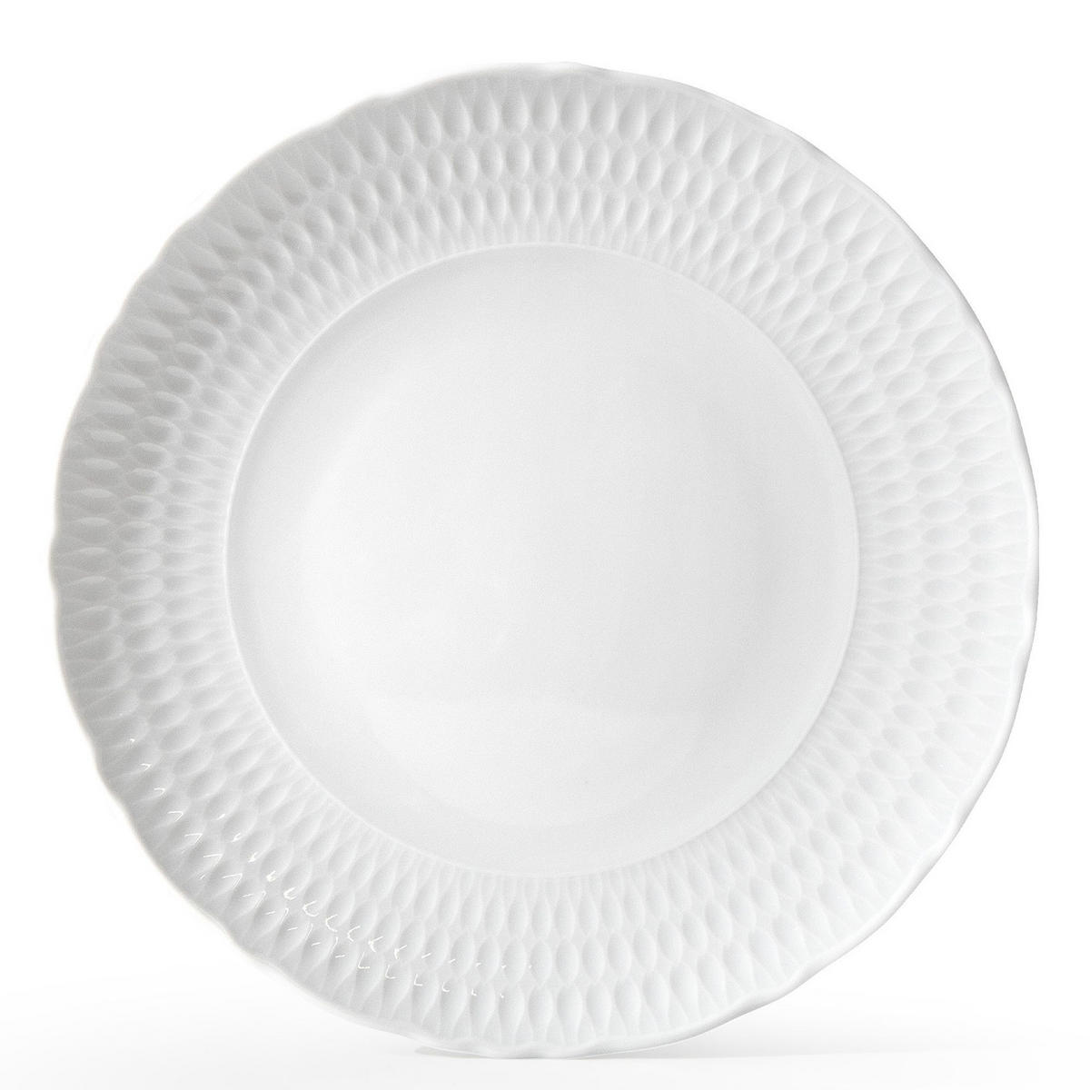 TAFELSERVICE 6 Personen CMIELOW SOFIA 18-tlg aus Porzellan - Weiß, Keramik (26/2/26cm) - KONSIMO®