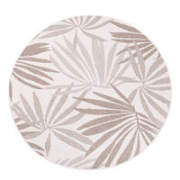 OUTDOOR-TEPPICH DuoRug 5771 Creme 120x120 cm - Beige, Textil (120/120cm) - carpet city