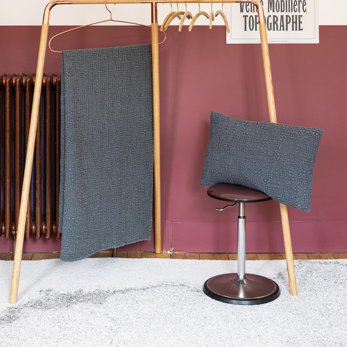 TEPPICH Abu 2 elfenbein 200 x 290 cm - Weiß, Textil (200/290cm) - Vivaraise