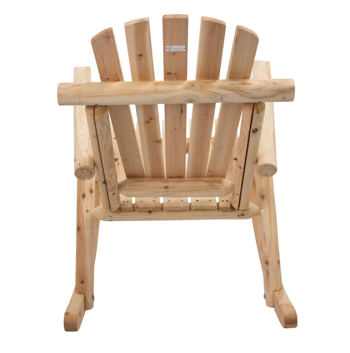 »TIMBER« Schaukelstuhl FSC® 100% Tannenholz, massiv, naturbelassen - Naturfarben, Holz (80/175/120cm) - bellavista - Home & Garden