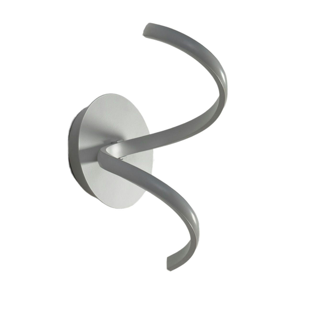 WANDLEUCHTE Vortex, Weiß, 35cm - Weiß, Metall (20/35/19cm) - KOSILUM