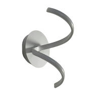 WANDLEUCHTE Vortex, Weiß, 35cm - Weiß, Metall (20/35/19cm) - KOSILUM