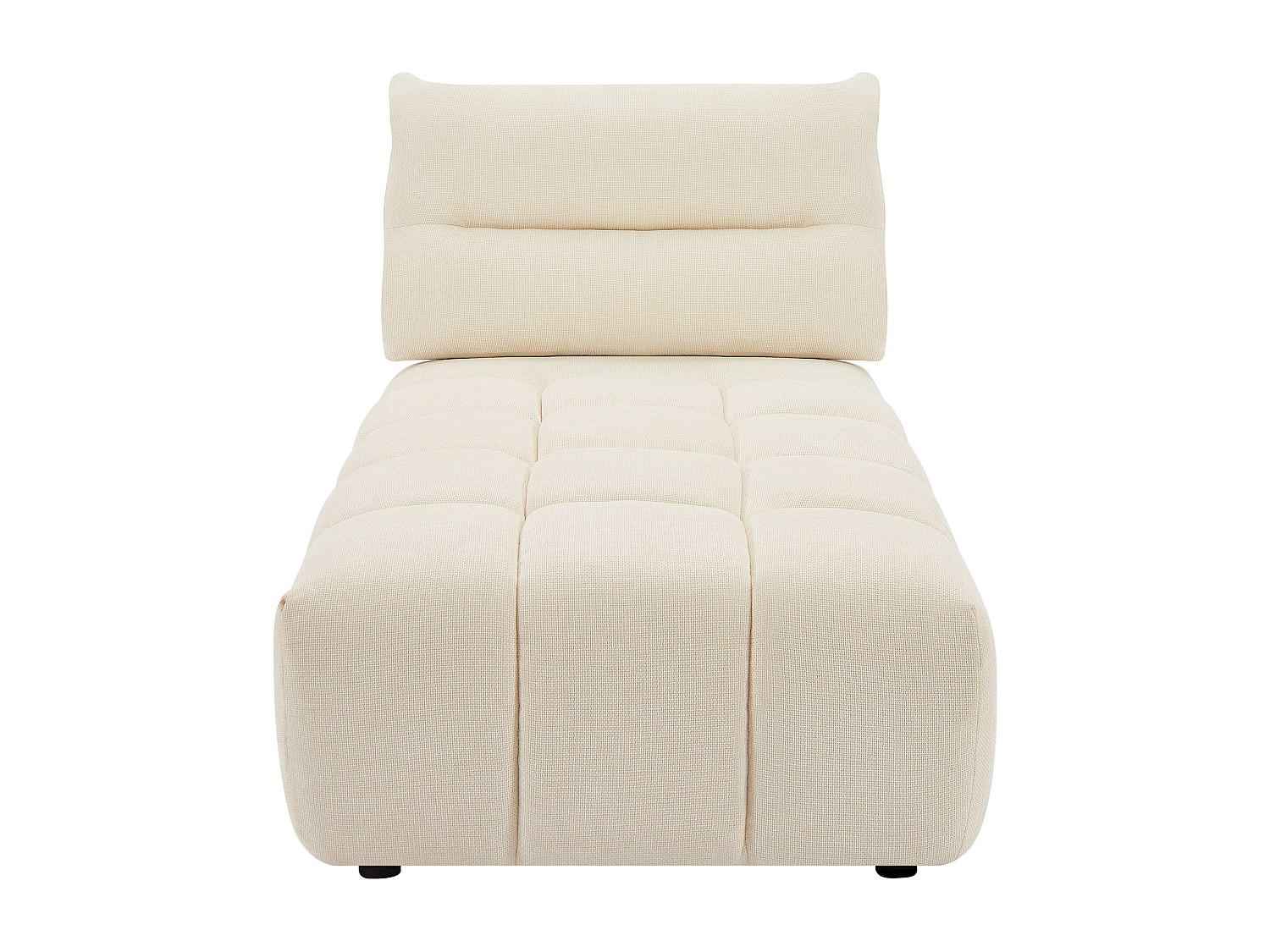 RECAMIERE ohne Schlaffunktion - 1 Person - Stoff - Beige - - Beige, Textil (95/93/196cm) - Vente-Unique