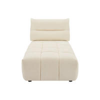 RECAMIERE ohne Schlaffunktion - 1 Person - Stoff - Beige - - Beige, Textil (95/93/196cm) - Vente-Unique