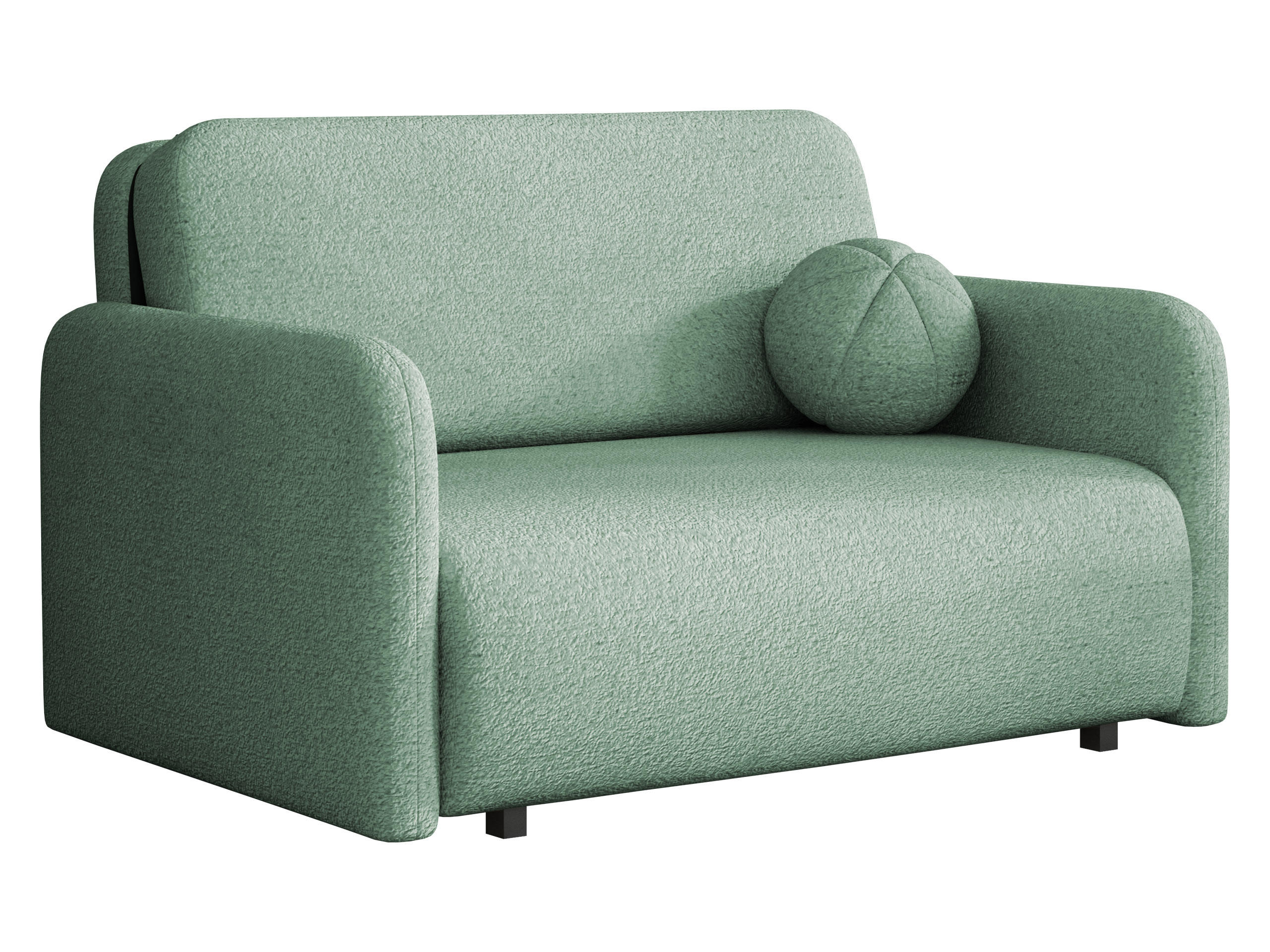 SCHLAFSOFA Viva Sun II - Türkis/Schwarz, Holz/Textil (130/85/103cm) - MIRJAN24