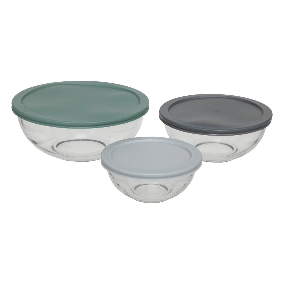 GLASBEHÄLTER mit Deckeln So Simple 22,5/9,2/22,5 cm - Transparent, Glas (9.2/22.5/22.5cm) - 5five Simply Smart