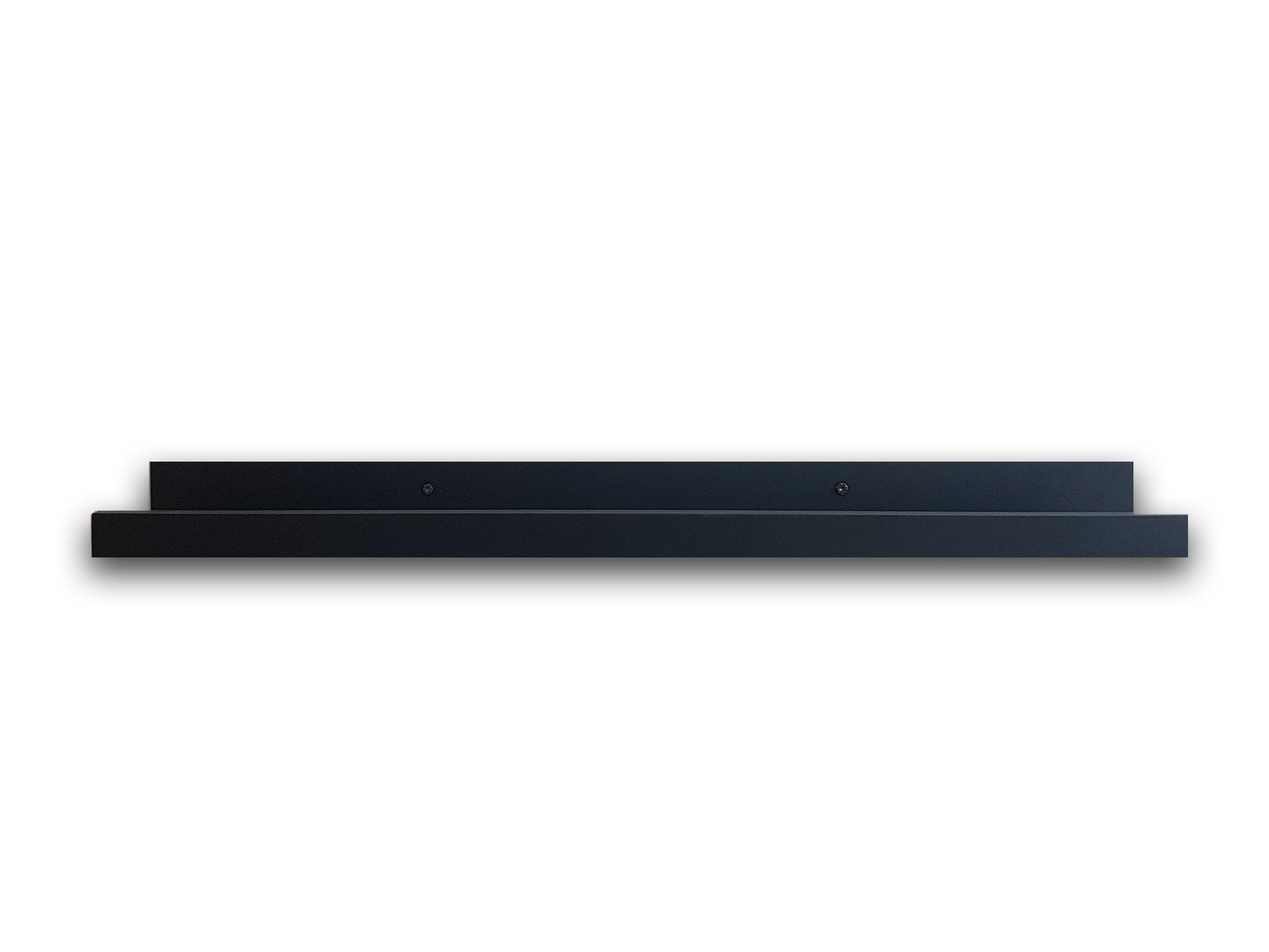 artissimo Wandregal Schwarz 110x5x2 cm