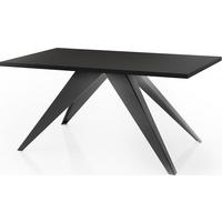 ESSTISCH Vance rechteckig ausziehbar, Schwarz 160-260/90/76 cm - Schwarz, Holzwerkstoff/Metall (160/90/76cm) - WFL GROUP