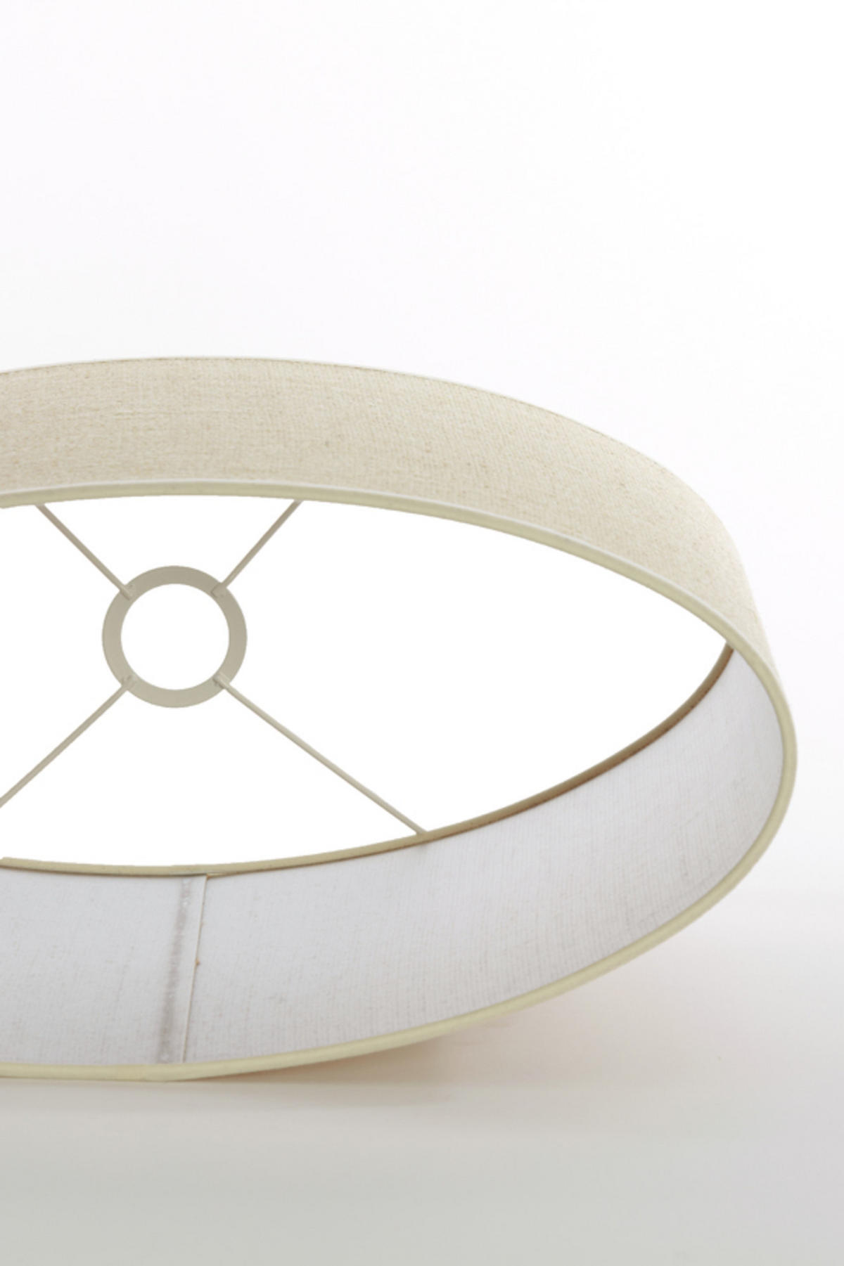 LAMPENSCHIRM Sendai Braun 58/24/32 cm - Braun, Textil (58/24/32cm) - Light & Living