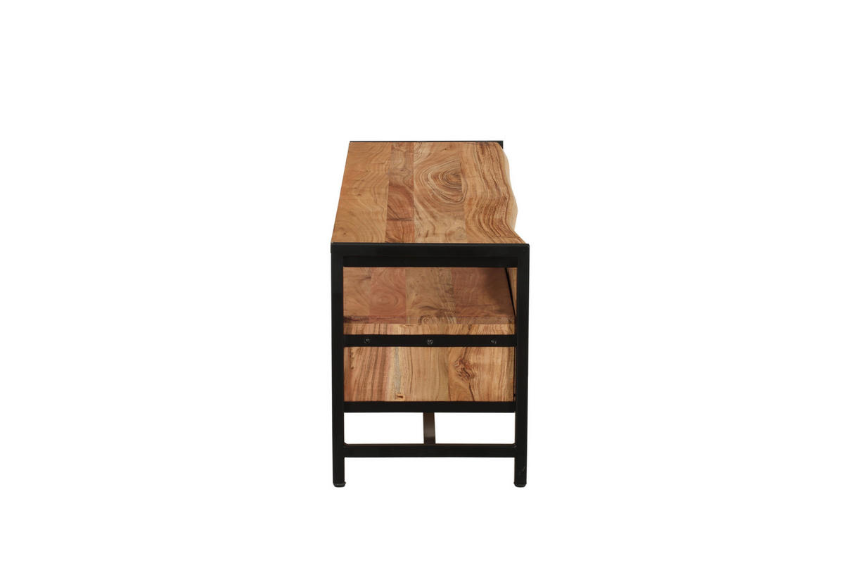 TV-SCHRANK Bjorn Akazie Natur 51x43x145cm - Hellbraun, Holz (43/51/145cm) - DELUKE