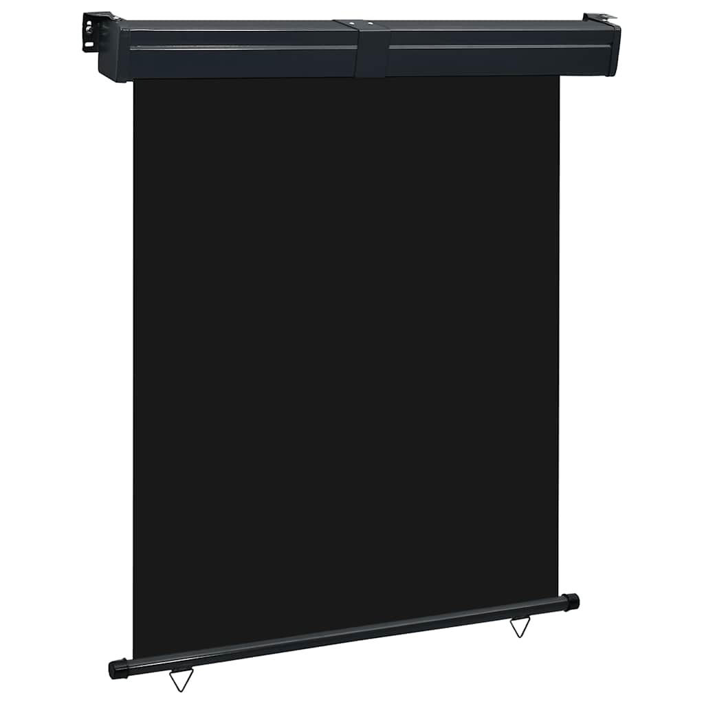 BALKON-SEITENMARKISE 145x250 cm Schwarz - Schwarz, Textil (145/5/250cm) - furnicato