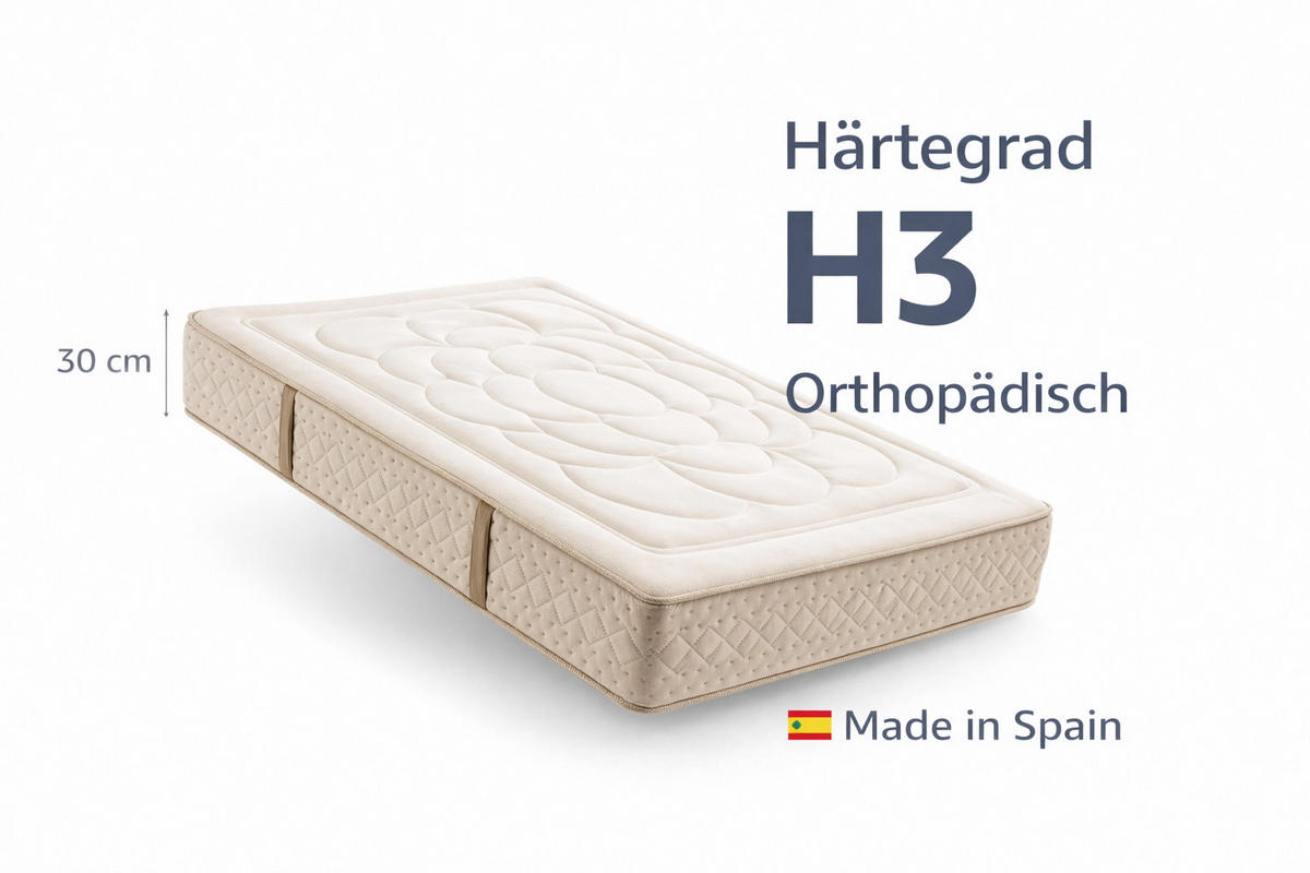 MATRATZE 90x190 Dream Repair - Weiß, Textil (90/190cm) - Simpur