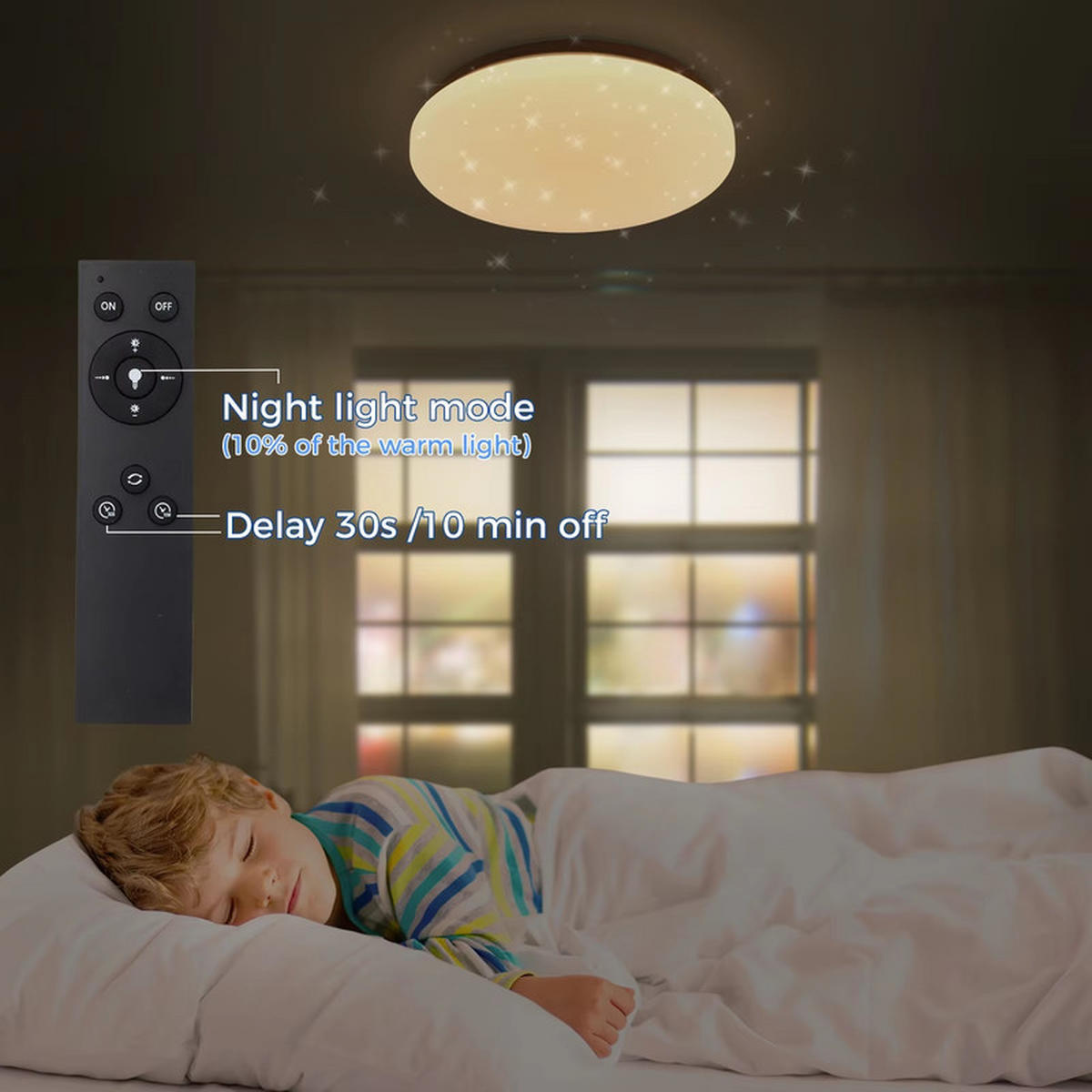 LED-DECKENLEUCHTE Weiß 28 cm - Weiß, Kunststoff (28/28/5.5cm) - Coonoor
