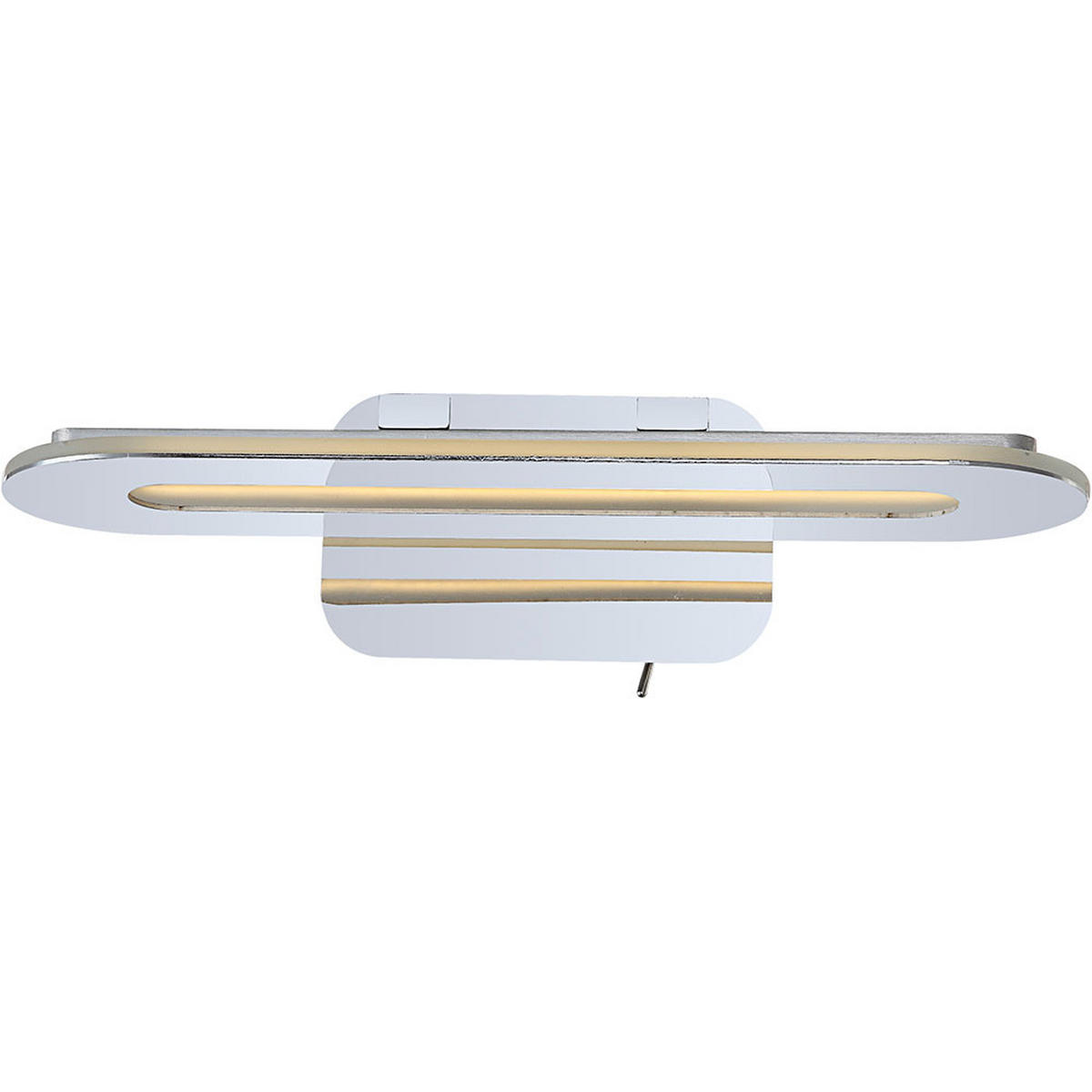 LED WANDLEUCHTE FRIULI Weiß Chrom - Weiß, Metall (30/8/12cm) - Globo Lighting