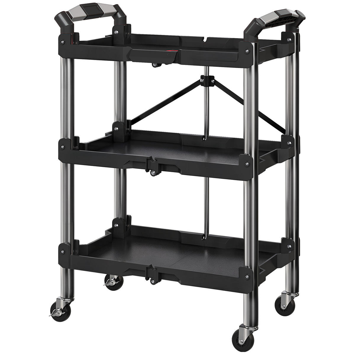 WERKZEUGTROLLEY DE-09501 Schwarz - Schwarz, Metall (37/84/64cm) - ComfortXL