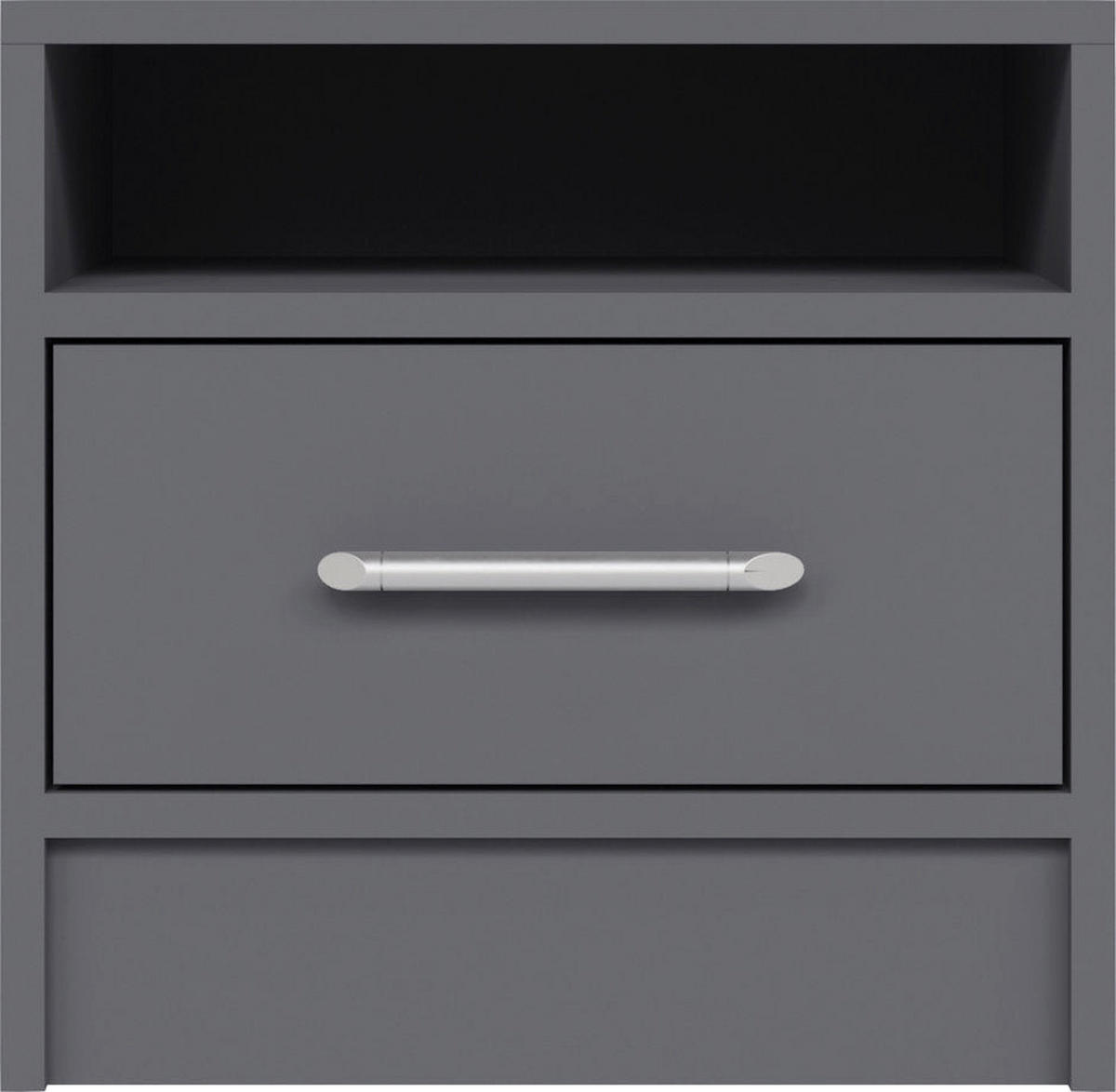 SCHLAFZIMMER Set 6-tlg. Smart – Grau - Grau, Holzwerkstoff (150/190/56cm) - hi-markt