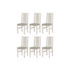 STUHL 6er ONTIKA 1, kaschmir - Beige, Holz (43/94/40cm) - Leaf Design