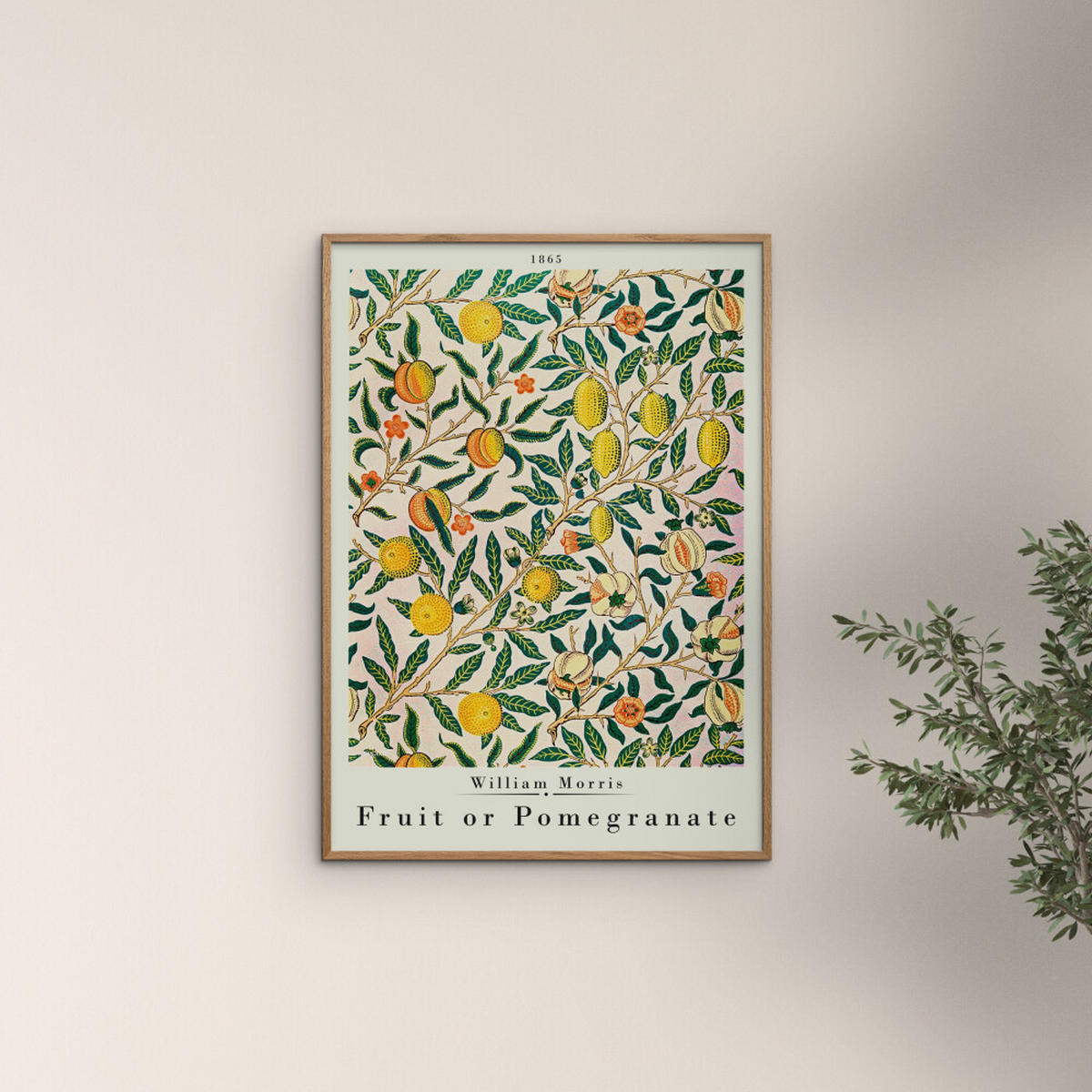 POSTER William Morris - Pomegranate - Multicolor, Papier (70/100/0.1cm) - Poster&Frame