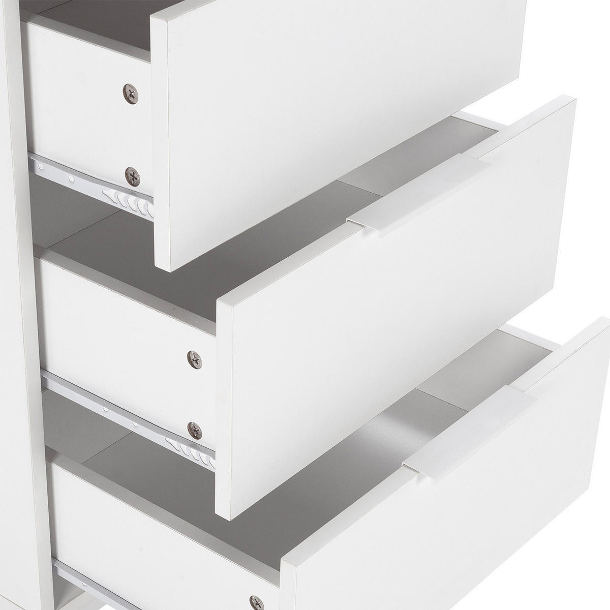 KOMMODE 50/115/40 Auri Weiß - Weiß, Holzwerkstoff (50/115/40cm) - VS Venta-stock