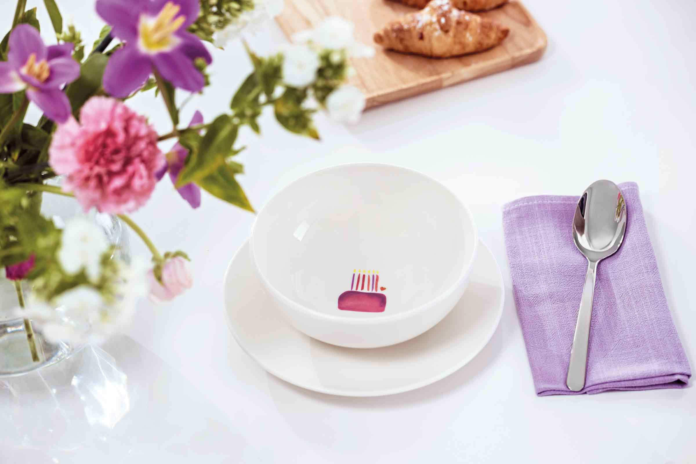 MÜSLISCHALEN HAPPY BIRTHDAY With Love bunt ø 16,9 cm 4er Set - Multicolor, Keramik (16.9cm) - Villeroy & Boch