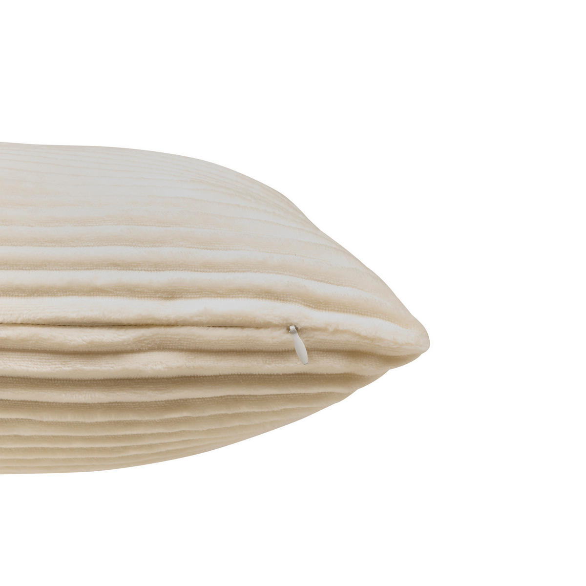 KISSENHÜLLE aus Cord Arum Weiß 38/38 cm - Weiß, Textil (10/38cm) - Atmosphera Createur d´interieur