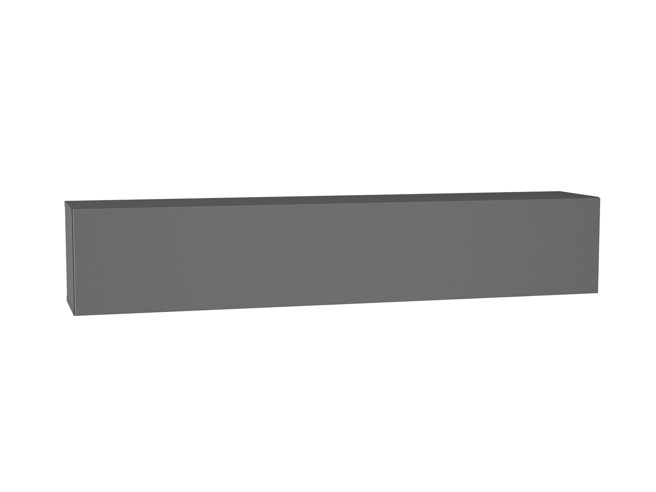 HÄNGESCHRANK Graphitgrau 160/30/29 - Grau, Holzwerkstoff (160/30/29cm) - RAUMHIRSCH FURNITURE
