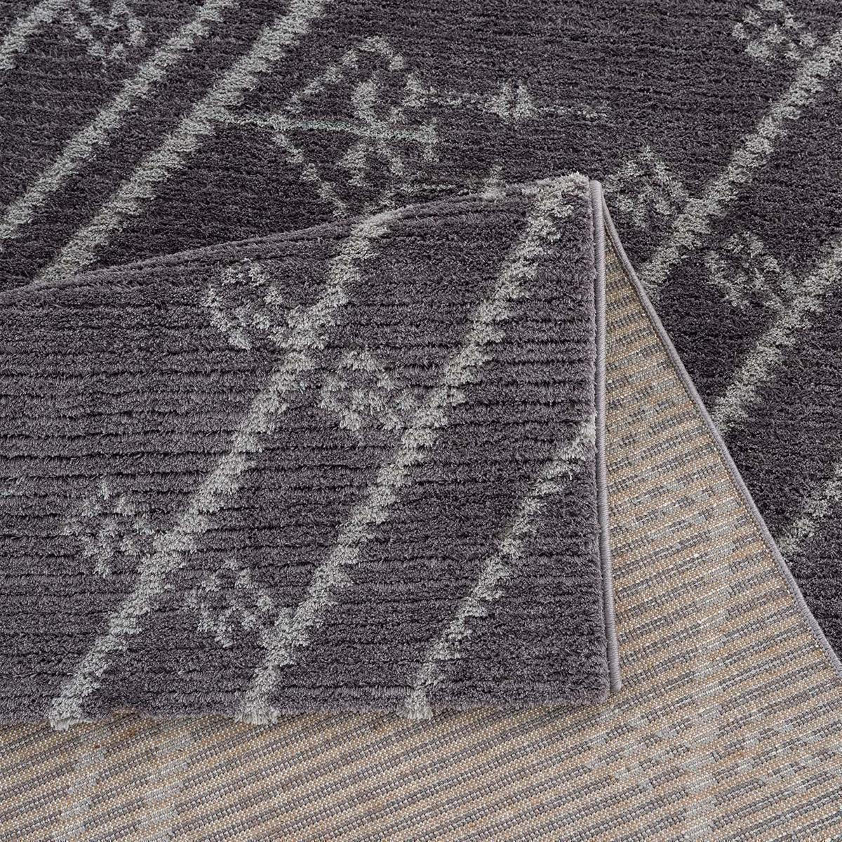 KURZFLOR-TEPPICH April 2291 Grau 140x200 cm - Grau, Textil (140/200cm) - carpet city