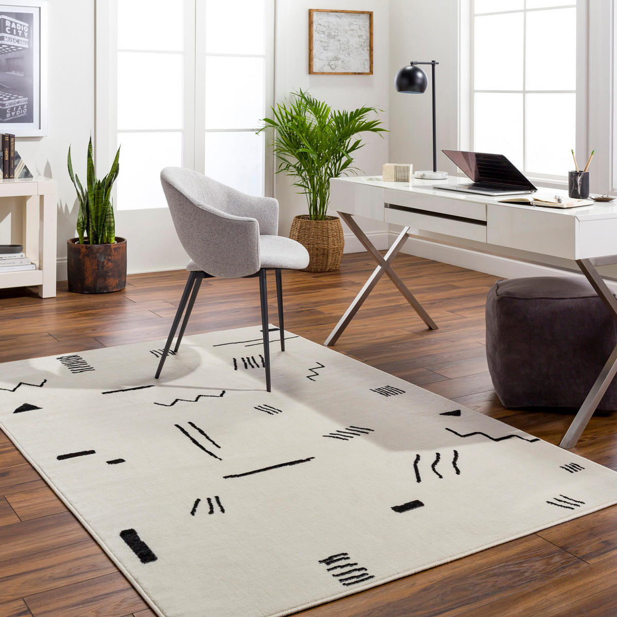 KURZFLORTEPPICH 200/275 cm Weiß - Weiß, Naturmaterialien/Textil (200/275cm) - LIVABLISS