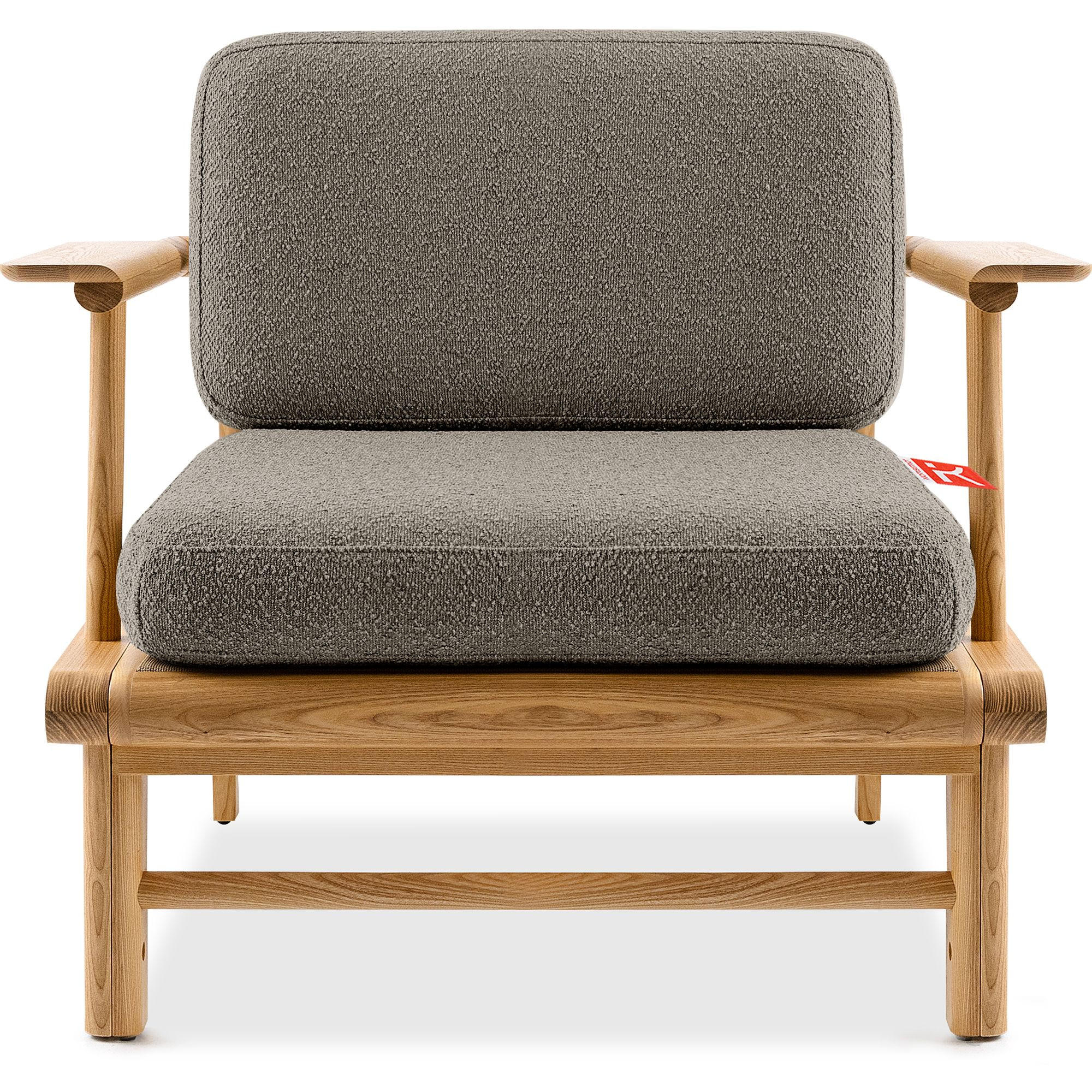 GARTENSTUHL ATREDA - Grau, Holz/Textil (91/80/80cm) - KONSIMO®
