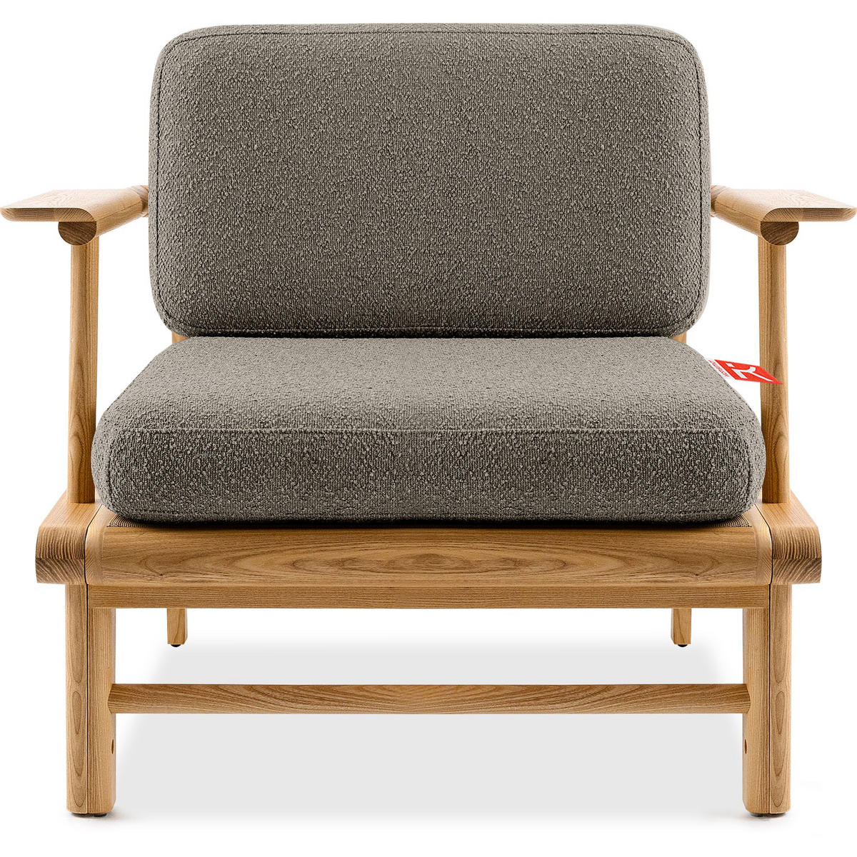 GARTENSTUHL ATREDA - Grau, Holz/Textil (91/80/80cm) - KONSIMO®