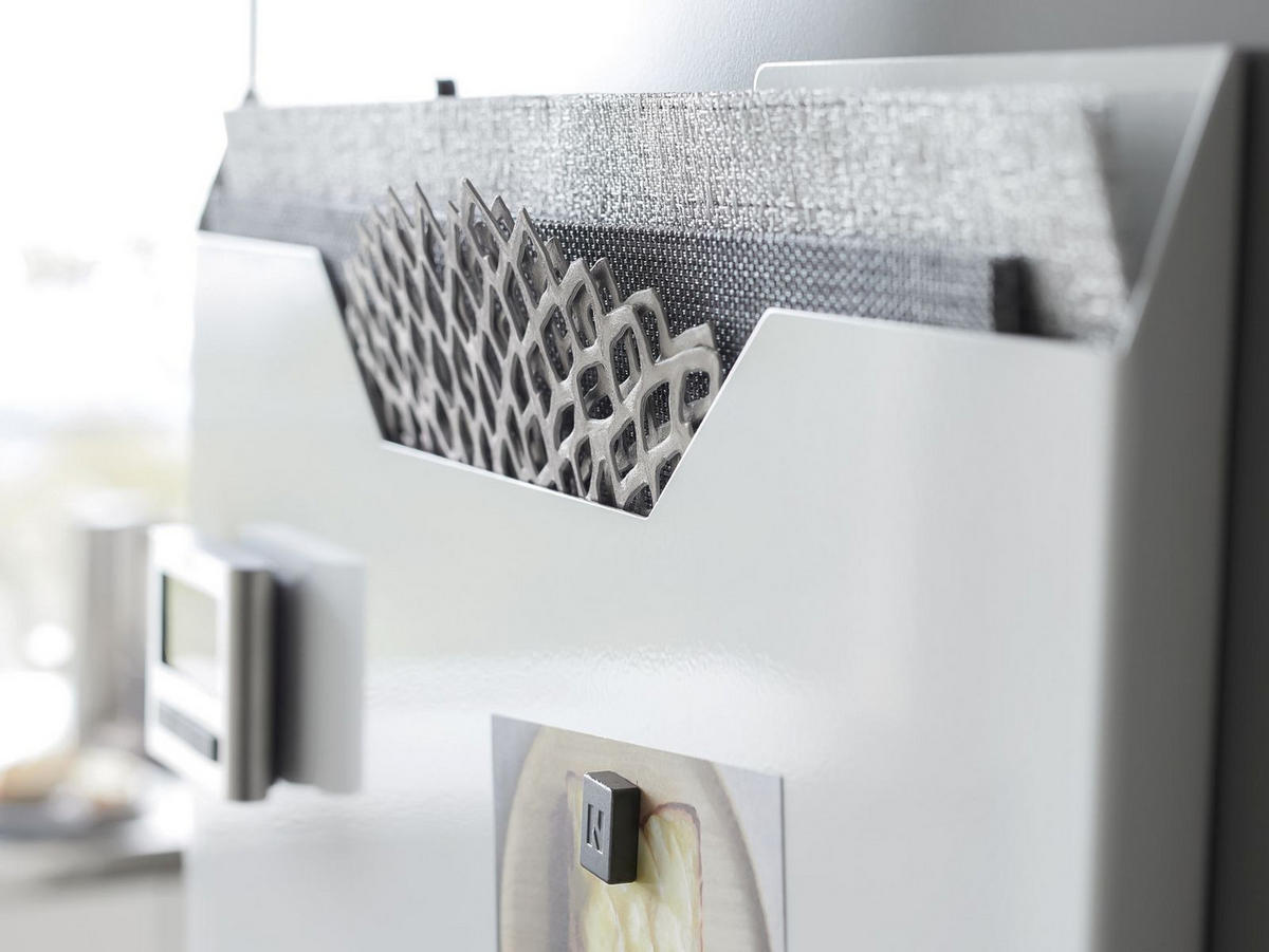 TISCHSET-AUFBEWAHRUNG Tower weiß 50/36/3 cm - Weiß, Metall (3/50/36cm) - Yamazaki