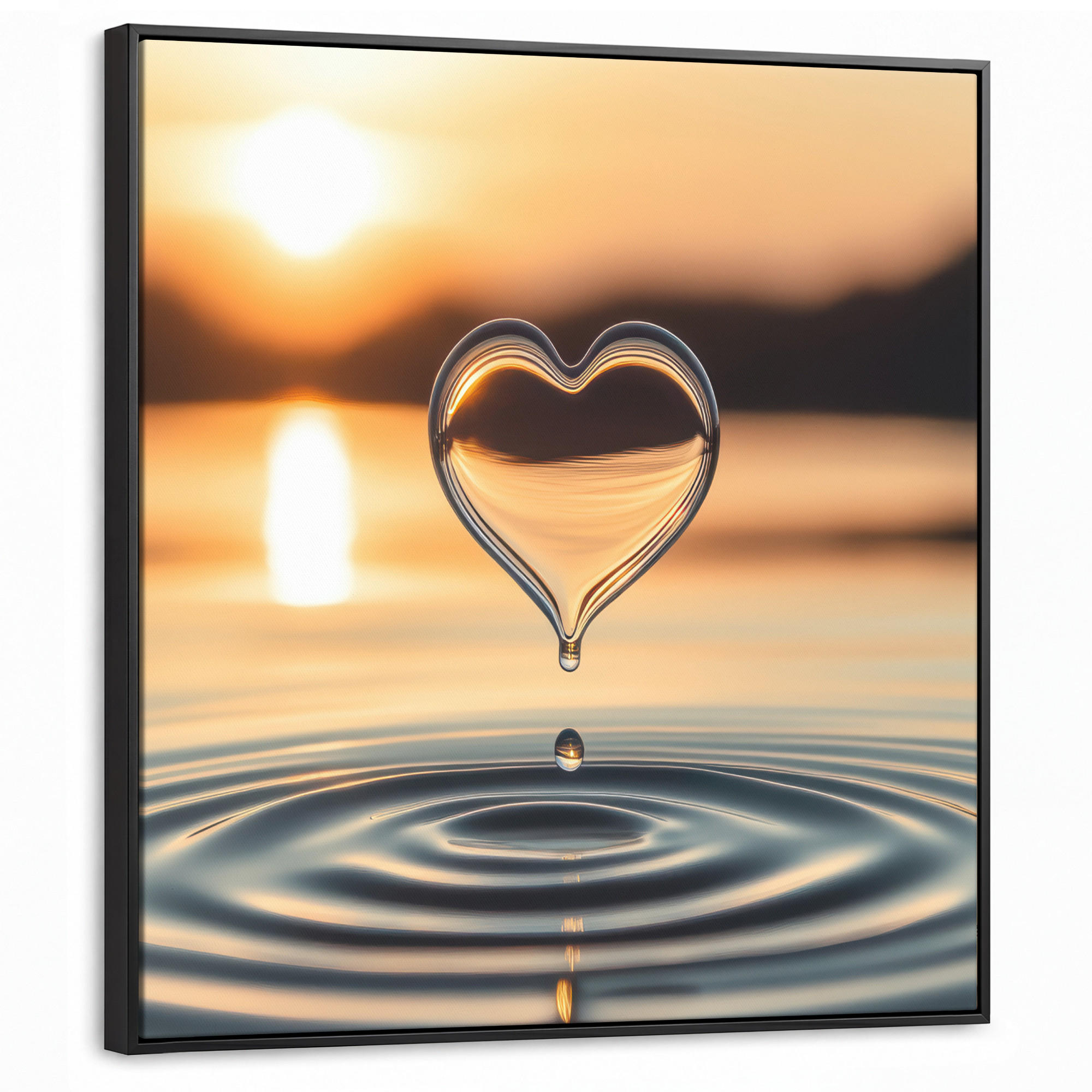 MuchoWow Leinwand Bernstein 90x90 cm