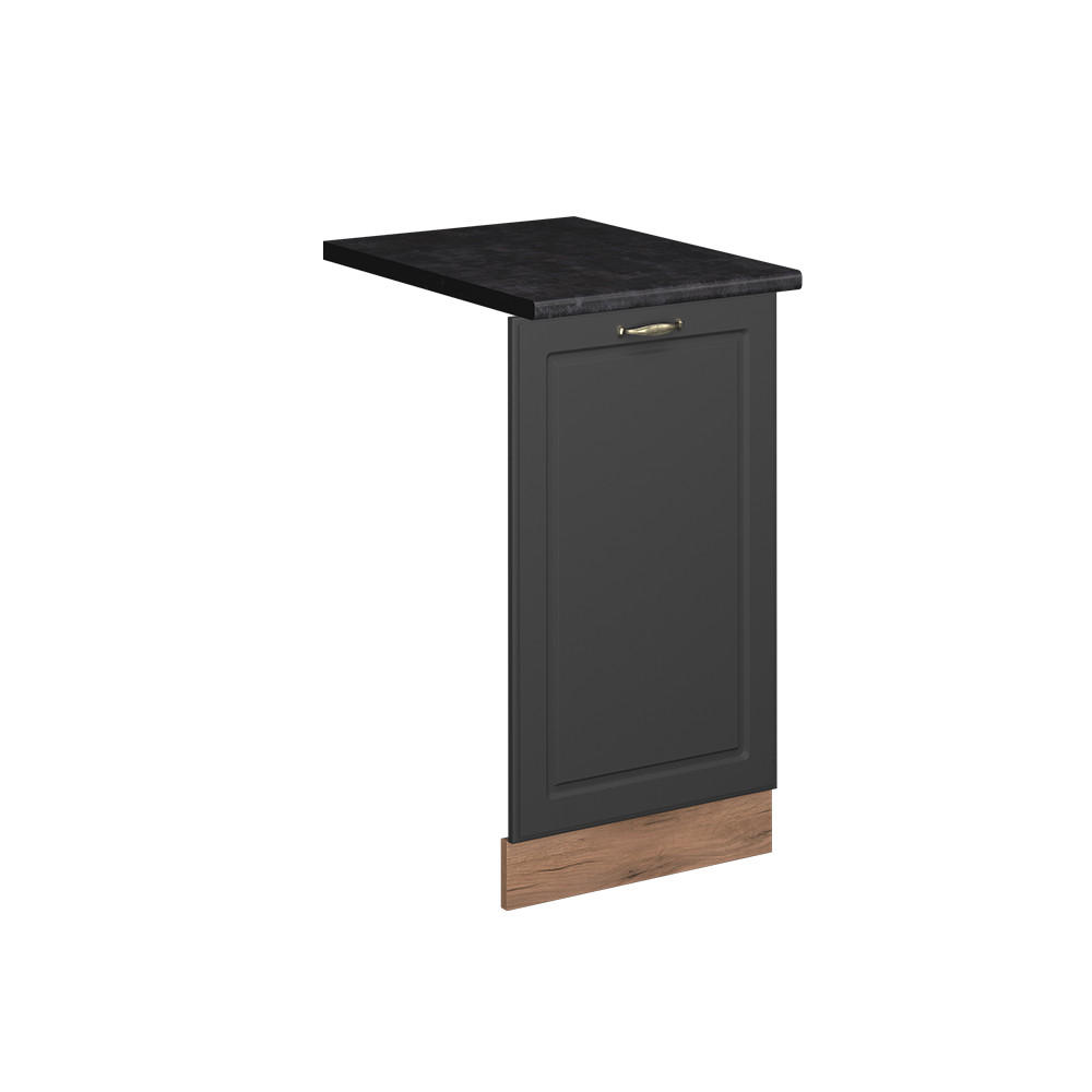 DISKMASKINENS FRONTPANEL Fame-Line Antracit guld 45 cm , AP Antracit Antracit, Honungsek 81.8/45/60 cm