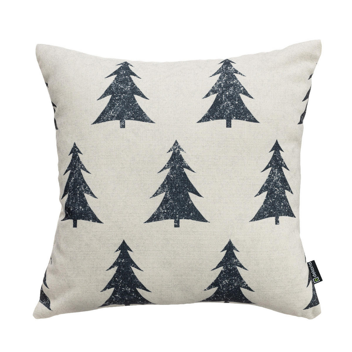KISSENHÜLLE Evergreen Whimsy 43x43 cm - Weiß, Textil (43/1cm) - Dekoria