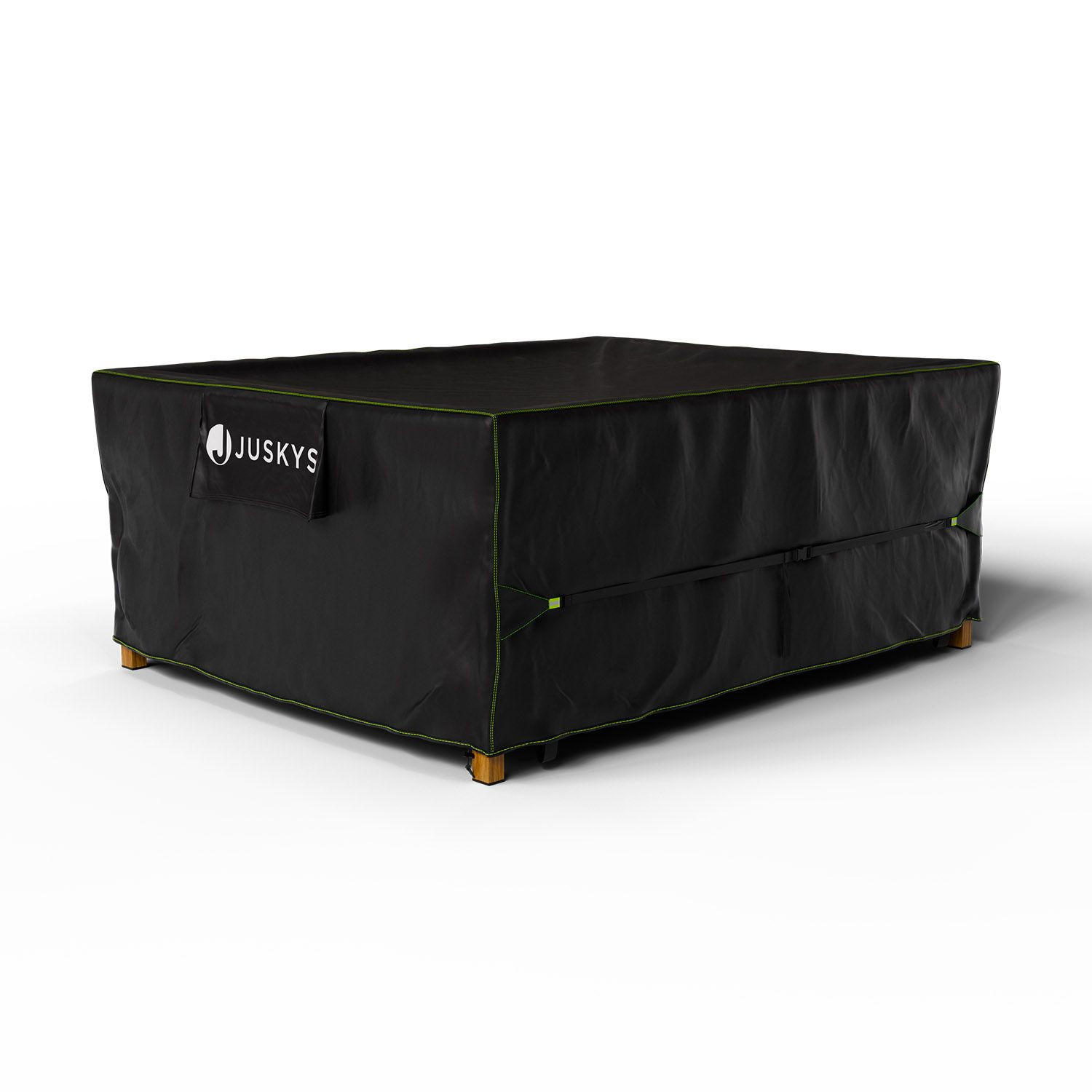 GARTENMÖBELABDECKUNG CoverSafe Pro schwarz - Schwarz, Kunststoff (160/75/200cm) - Juskys