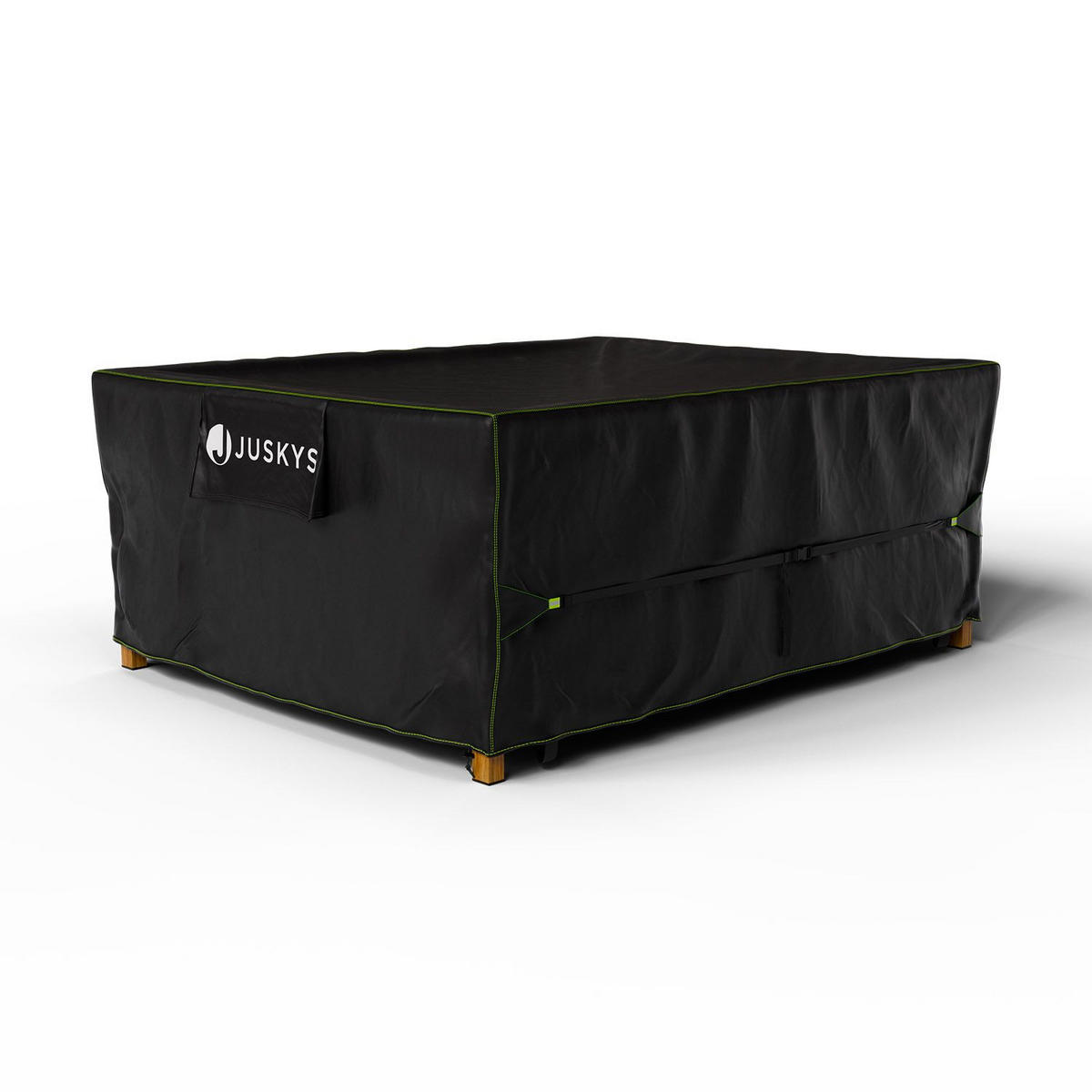 GARTENMÖBELABDECKUNG CoverSafe Pro schwarz - Schwarz, Kunststoff (160/75/200cm) - Juskys
