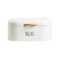 BROTKASTEN Breadly Creme 33/18/15 cm - Creme, Metall (18/15/38cm) - Homla