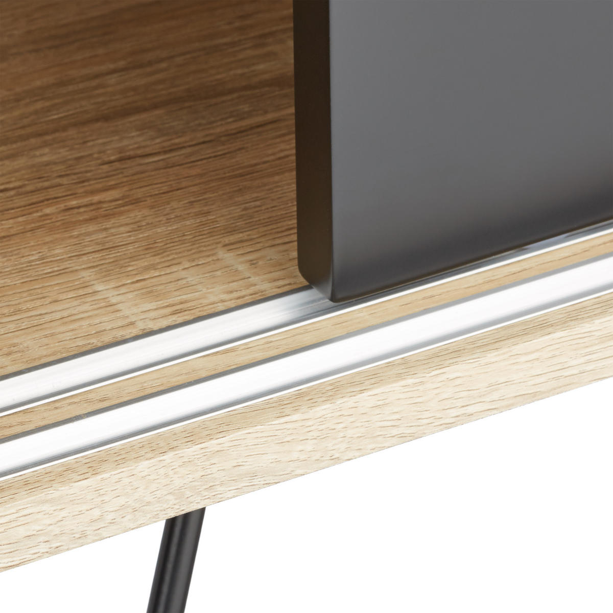 SIDEBOARD - Multicolor, Holzwerkstoff/Metall (80/70/40cm) - Relaxdays